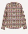Liberty Women's Ianthe Tana Lawn Cotton Fitted Shirt In Brown