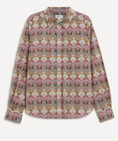 Liberty Women's Ianthe Tana Lawn Cotton Fitted Shirt In Brown