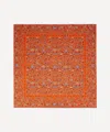 Liberty Women's Imran 90x90 Silk Scarf In Orange