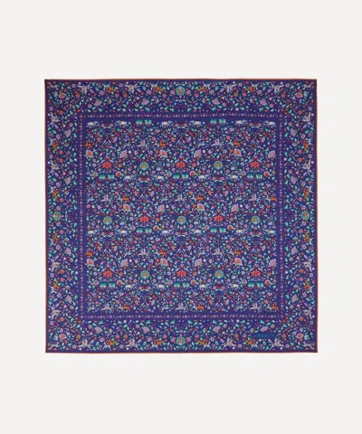 Liberty Women's Imran 90x90 Silk Scarf In Blue