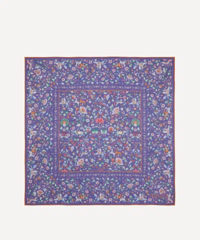 Liberty Women's Imran Oasis Silk Scarf 70 In Blue