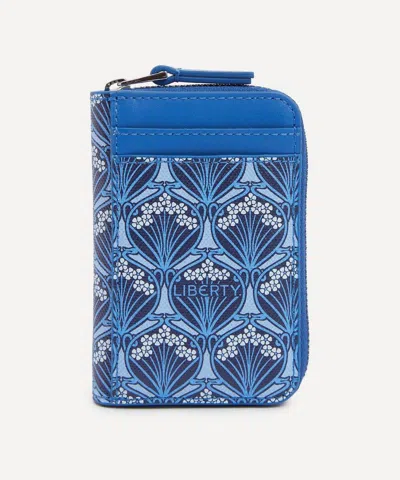 Liberty Women's Iphis Blue Zipped Vertical Wallet