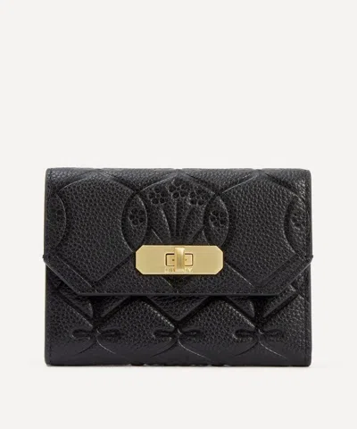 Liberty Women's Iphis Embossed Burlington Trifold Wallet In Black