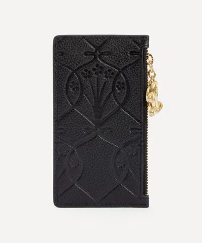 Liberty Women's Iphis Embossed Zipped Card Case In Black