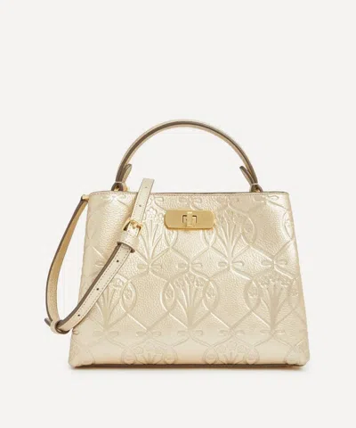 Liberty Women's Iphis Gold Embossed Burlington Mini Top Handle Bag