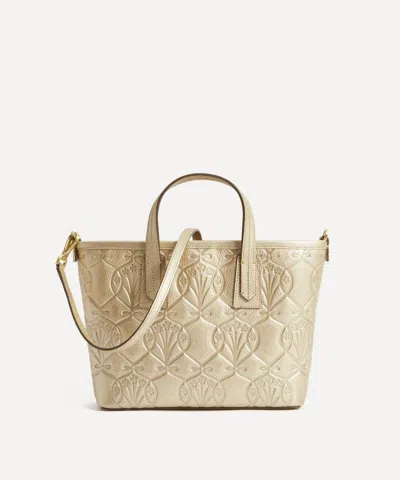 Liberty Women's Iphis Gold Embossed Mini Marlborough Tote Bag