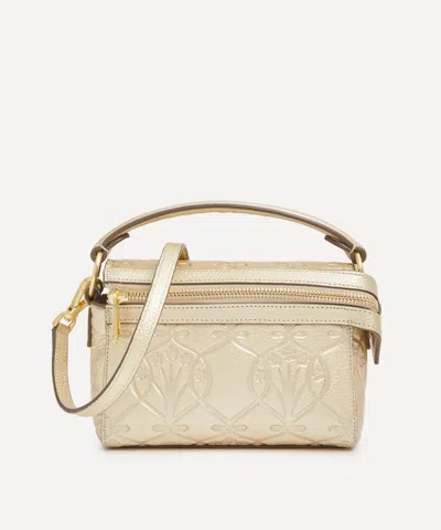 Liberty Women's Iphis Gold Embossed Nano Valise Crossbody Bag