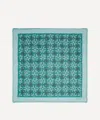 Liberty Women's Iphis Meadow 135x135 Wool-silk Scarf In Green