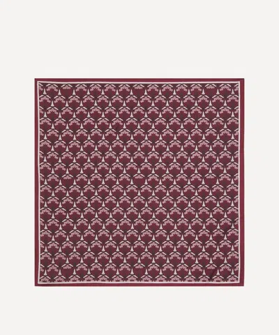 Liberty Women's Iphis Silk Scarf 45 In Burgundy