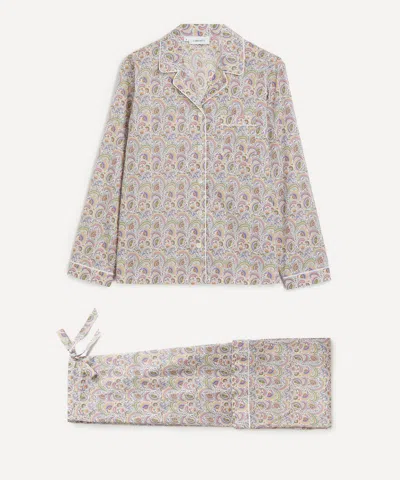 Liberty Women's Jasvinder Tana Lawn Cotton Pyjama Set In Neutral