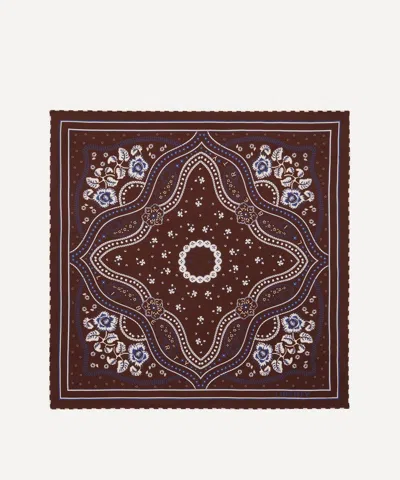 Liberty Women's Louis Silk Bandana 55 In Brown