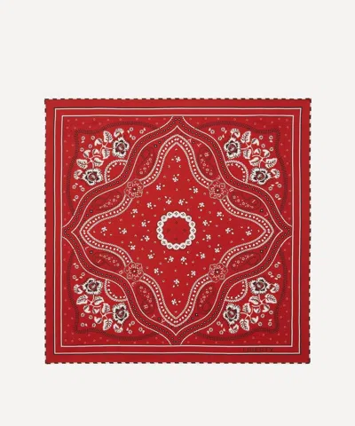 Liberty Women's Louis Silk Bandana 55 In Red