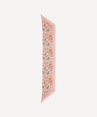 Liberty Women's Mabelle Hall Ribbon Silk Scarf 15x100 In Pink