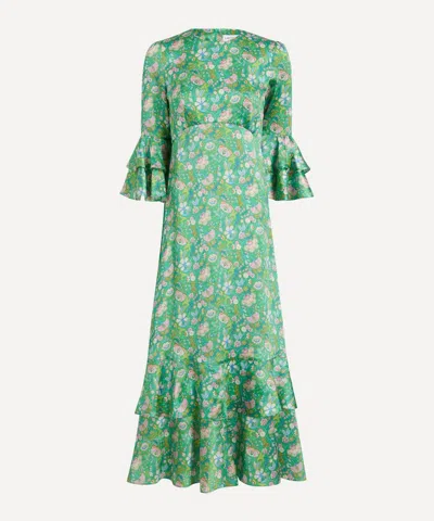 Liberty Women's Mabelle Hall Silk Gala Maxi Dress