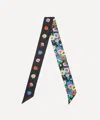 Liberty Women's Madeleine 8x160 Skinny Jacquard Silk Scarf