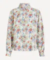 Liberty Floral Eve Fitted Shirt In Animal Print