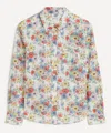 Liberty Floral Eve Fitted Shirt In Animal Print