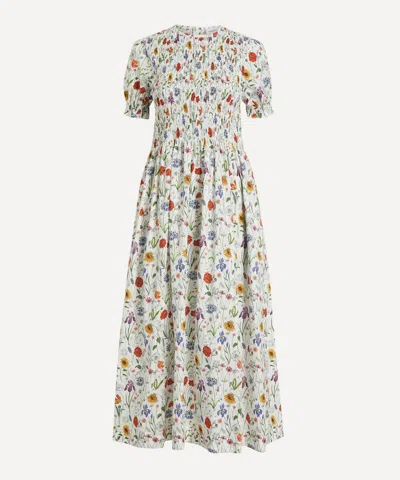 Liberty Women's Meadow Muse Short-sleeve Smock Dress In Multi