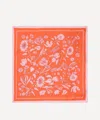 Liberty Women's Mono Muse 45x45 Silk Scarf In Red