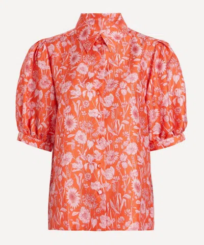 Liberty Women's Mono Muse Puff-sleeve Shirt