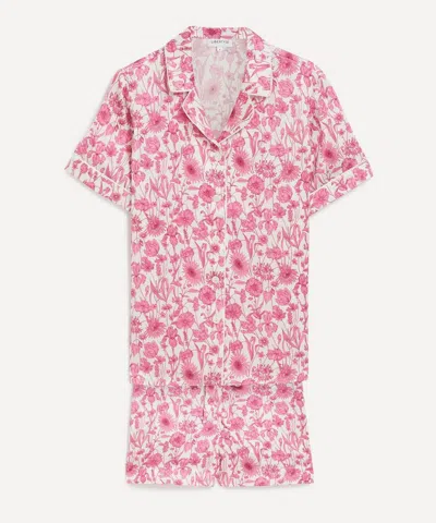 Liberty Women's Mono Muse Silk-satin Short Pyjama Set In Pink