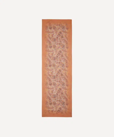 Liberty Women's Mr Hunt 70x200 Silk Scarf In Brown