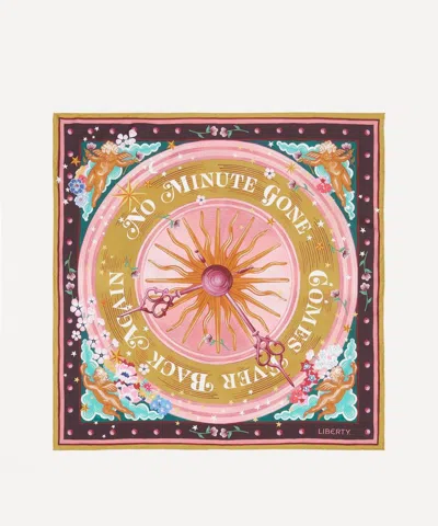 Liberty Women's No Minute Gone Silk Scarf 70 In Pink