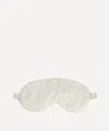 Liberty Women's Nouveau Ianthe Silk Satin Eye Mask In White