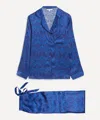 Liberty Women's Nouveau Ianthe Silk Satin Pyjama Set
