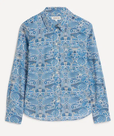 Liberty Women's Oscar's Palace Tana Lawn Cotton Fitted Shirt In Multi