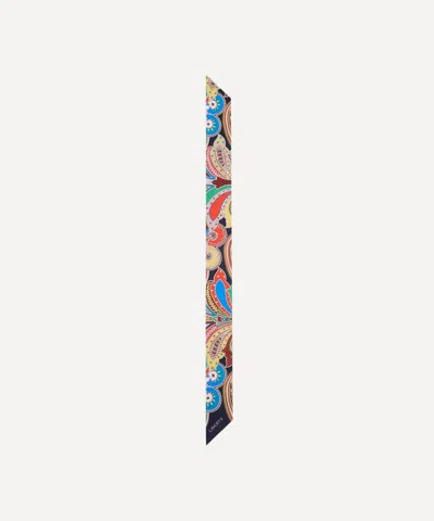Liberty Women's Paisley Fanfare Ribonette 5x85 Silk Scarf In Multi