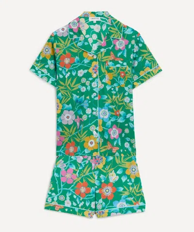 Liberty Women's Paviliontana Lawn Cotton Short Pyjama Set