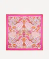 Liberty Women's Peacock Fiesta 140x140 Silk Scarf