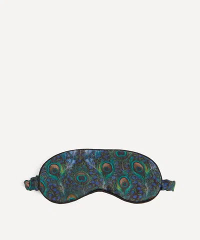 Liberty Women's Peacock Manor Silk Satin Eye Mask In Multi