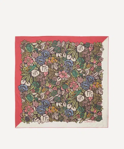 Liberty Women's Pomegranate Silk Scarf 90 In Pink