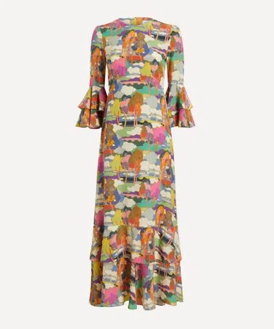 Liberty Women's Prospect Road Silk Gala Maxi Dress