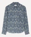 Liberty Women's Queen Hera Tana Lawn Cotton Fitted Shirt In Blue