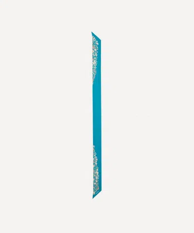 Liberty Women's Rachel 8x160 Skinny Silk Scarf In Blue