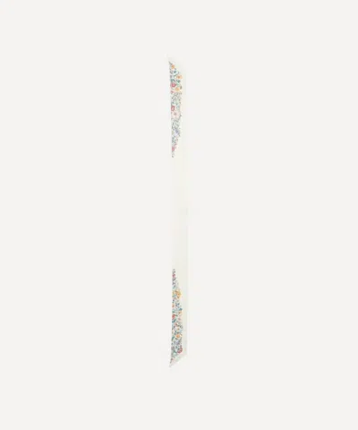 Liberty Women's Rachel 8x160 Skinny Silk Scarf In White