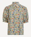 Liberty Women's Rachel Tana Lawn Cotton Puff Sleeve Shirt In Multi