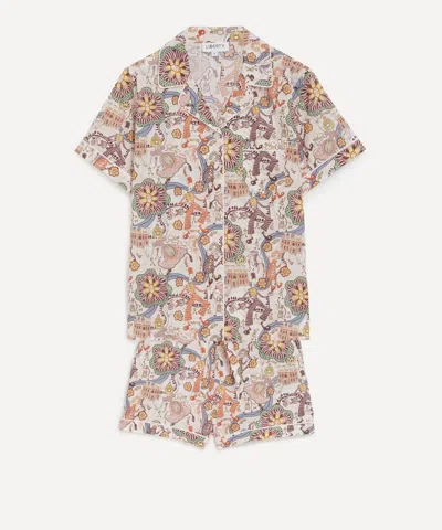 Liberty Women's Shirley Smith Tana Lawn Cotton Short Pyjama Set In Shirley Smith