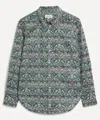 Liberty Women's Strawberry Thief Fitted Shirt In Gray