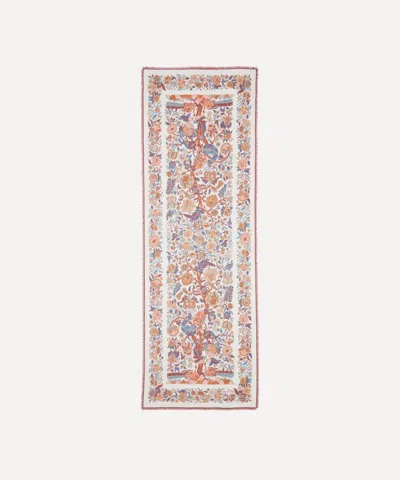 Liberty Women's Tree Of Life 70x200 Wool-silk Scarf In Brown