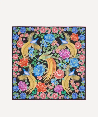 Liberty Women's Tropical Shawl Silk Scarf 90 In Multi