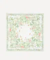 Liberty Women's Tropical Toile Silk Scarf 90 In Orange