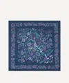 Liberty Women's Tropical Tree Of Life Silk Scarf 90 In Blue