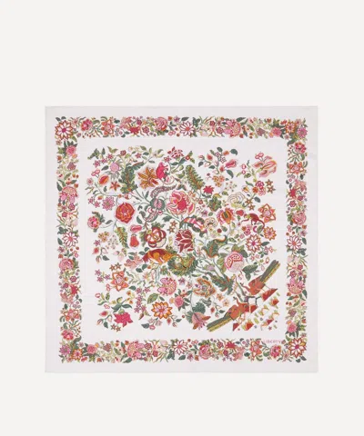 Liberty Women's Tropical Tree Of Life Silk Scarf 90 In Pink