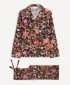 Liberty Women's Victoria's Lace Tana Lawn Cotton Pyjama Set In Brown