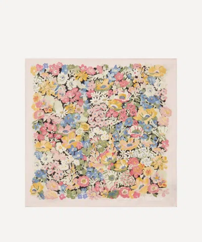Liberty Women's Watercolour Thorpe Silk Scarf 45 In Pink