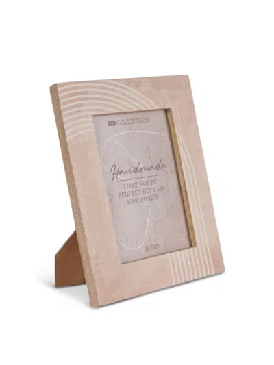 Libra Interiors Photo Frame Mango Wood Peach 13x18cm In Cream